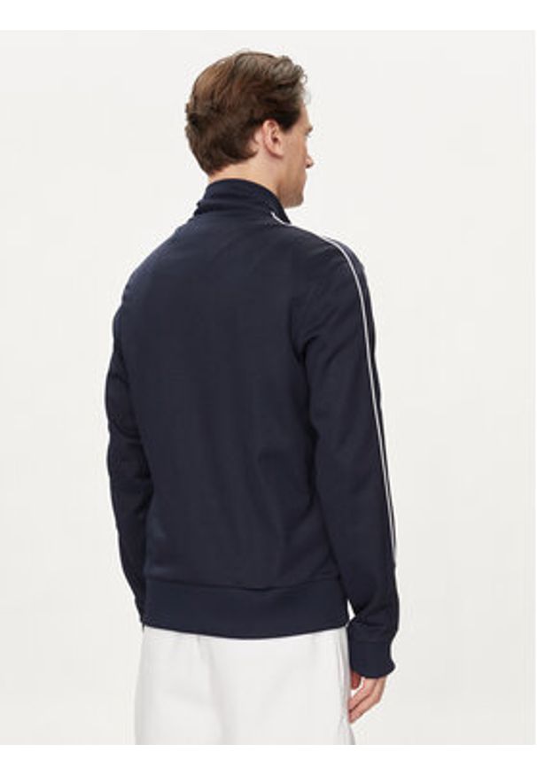 Lacoste Bluza SH1457 Granatowy Regular Fit. Kolor: niebieski. Materiał: bawełna
