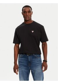 Guess Jeans T-Shirt M4YI46 K8FQ4 Czarny Regular Fit. Kolor: czarny. Materiał: bawełna #1