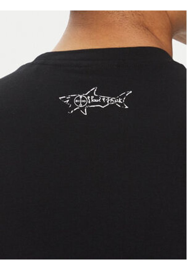 PAUL & SHARK - Paul&Shark T-Shirt 25411071 Czarny Regular Fit. Kolor: czarny. Materiał: bawełna