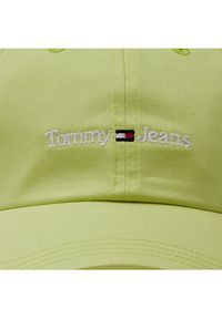 Tommy Jeans Czapka z daszkiem AM0AM09575 Zielony. Kolor: zielony. Materiał: bawełna, materiał