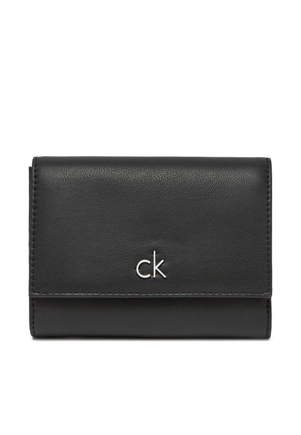 Mały Portfel Damski Calvin Klein. Kolor: czarny