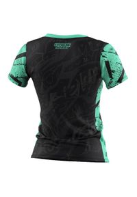 Koszulka Sportowa Techniczna Damska EXTREME HOBBY NEO. Kolor: zielony. Materiał: elastan, poliester. Długość rękawa: krótki rękaw. Długość: krótkie. Sport: fitness, kolarstwo
