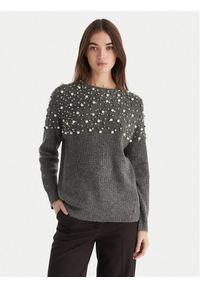 Artigli Sweter ACMA002813 Szary Regular Fit. Kolor: szary. Materiał: wiskoza #1