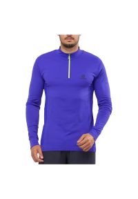 salomon - Bluza męska Salomon Essential Seamless HZ 149820. Materiał: materiał, poliester, mesh, poliamid. Długość: krótkie. Sport: narciarstwo #1