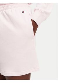 TOMMY HILFIGER - Tommy Hilfiger Szorty sportowe UW0UW05800 Różowy Regular Fit. Kolor: różowy. Materiał: bawełna #5