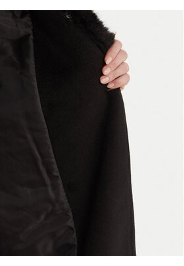 Artigli Płaszcz przejściowy ACCP002929 Czarny Regular Fit. Kolor: czarny. Materiał: syntetyk