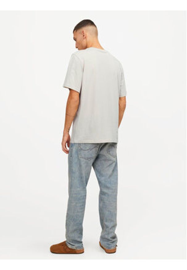 Jack & Jones - Jack&Jones T-Shirt Cobin 12250411 Szary Standard Fit. Kolor: szary. Materiał: bawełna