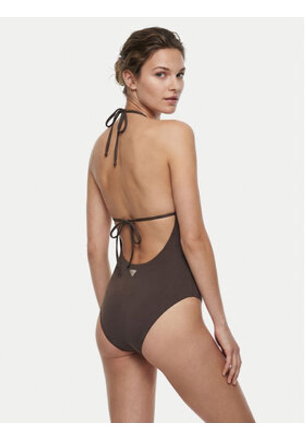 Guess Strój kąpielowy E6GJ36 MC040 Brązowy. Kolor: brązowy. Materiał: syntetyk