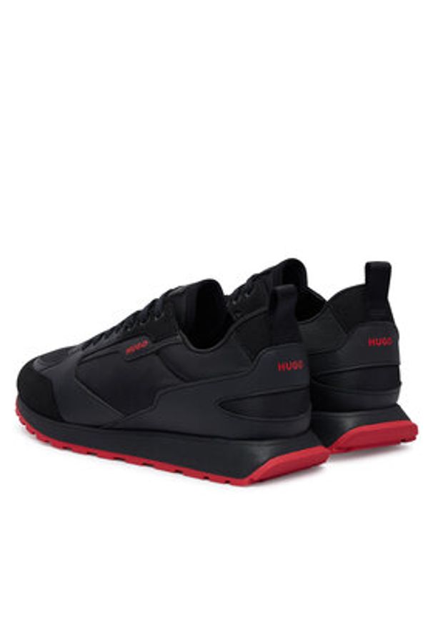 Hugo - HUGO Sneakersy Icelin 50536568 Czarny. Kolor: czarny. Materiał: materiał