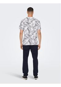 Only & Sons T-Shirt 22025283 Biały Regular Fit. Kolor: biały
