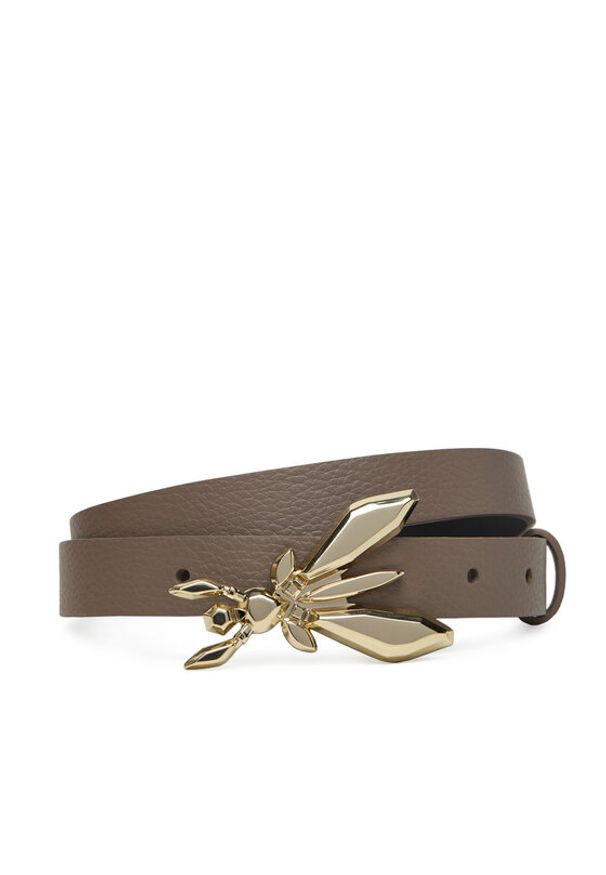 Patrizia Pepe Pasek Damski 8W0016/L001-B744 Brązowy. Kolor: brązowy. Materiał: skóra