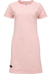 ZSPORT - Sukienka Denda Loap dla Kobiet - Elegancka i Wygodna. Kolor: różowy. Materiał: bawełna. Typ sukienki: sportowe. Styl: elegancki