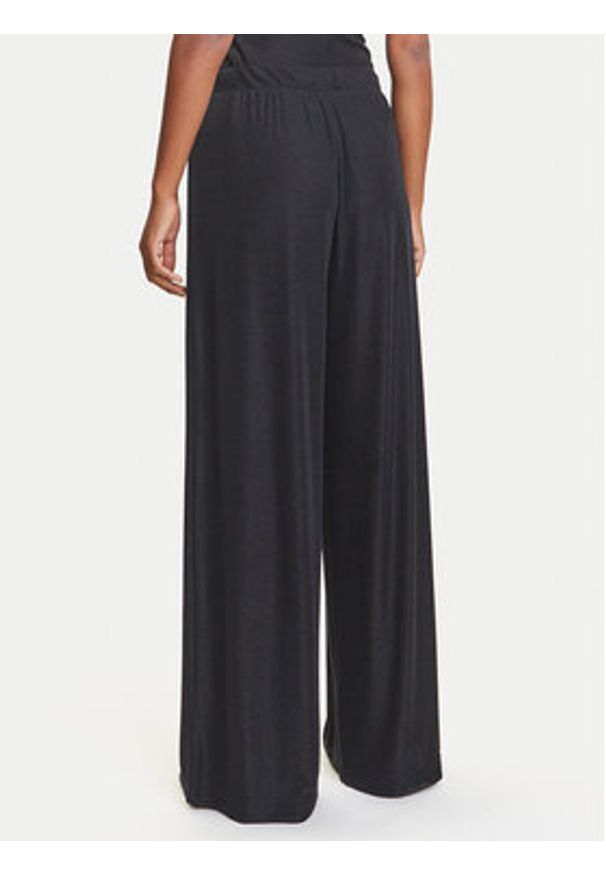 Emporio Armani Spodnie materiałowe EW000594 AF12206 FC043 Czarny Wide Leg. Kolor: czarny. Materiał: syntetyk