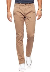 Wrangler - WRANGLER SPODNIE MĘSKIE CHINO TOBACCO BROWN W14LCF81A $. Materiał: tkanina, elastan, materiał #6