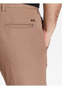 BOSS - Boss Spodnie materiałowe Kaito1_T 50487754 Beżowy Slim Fit. Kolor: beżowy. Materiał: bawełna, syntetyk