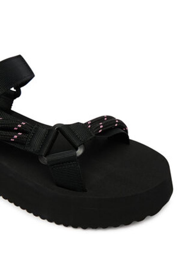 Tommy Jeans Sandały Tjw Eva Rope Sandal EN0EN02970 Czarny. Kolor: czarny. Materiał: materiał