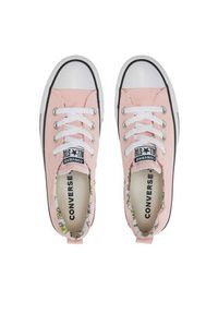 Converse Trampki Chuck Taylor All Star Shoreline Pink Lemonade Slip On A07564C Różowy. Zapięcie: bez zapięcia. Kolor: różowy. Materiał: materiał #5