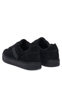 Calvin Klein Sneakersy Classic Cups Laceup Tape Su HM0HM02200 Czarny. Kolor: czarny. Materiał: zamsz, skóra #3