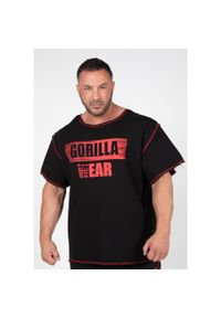 GORILLA WEAR - Wallace Top do ćwiczeń - Czarny/Czerwony. Kolor: czerwony. Sport: fitness
