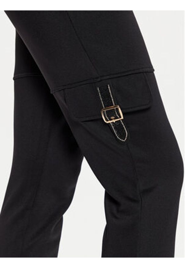 Liu Jo Sport Chinosy q-roa-33046 Czarny Regular Fit. Kolor: czarny. Materiał: bawełna. Styl: sportowy