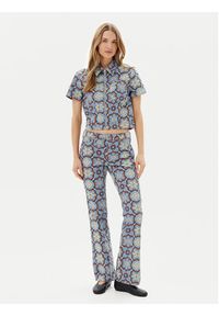 Wrangler Koszula jeansowa 112362607 Niebieski Slim Fit. Kolor: niebieski. Materiał: bawełna #5