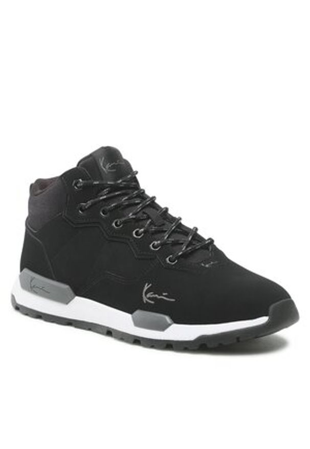 Sneakersy Karl Kani - 89 Boot 1020508 Black/White/Olive. Kolor: czarny. Materiał: skóra