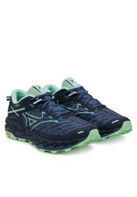 Mizuno Buty do biegania Wave Mujin 10 J1GJ2470 Granatowy. Kolor: niebieski. Materiał: materiał. Model: Mizuno Wave