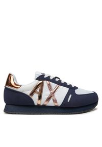 Armani Exchange Sneakersy XDX031 XV137 U286 Granatowy. Kolor: niebieski. Materiał: materiał