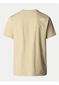 The North Face T-Shirt Mountain Line NF0A87NT Beżowy Regular Fit. Kolor: beżowy. Materiał: bawełna #3