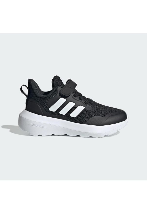 Adidas - Buty Fortarun 3 Kids. Okazja: na co dzień. Kolor: czarny, biały, wielokolorowy. Materiał: materiał. Sport: bieganie