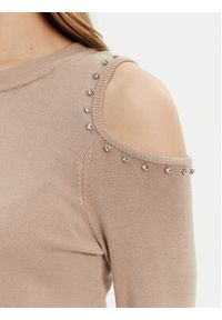 only - ONLY Sweter Gila 15339512 Beżowy Regular Fit. Kolor: beżowy. Materiał: syntetyk #6