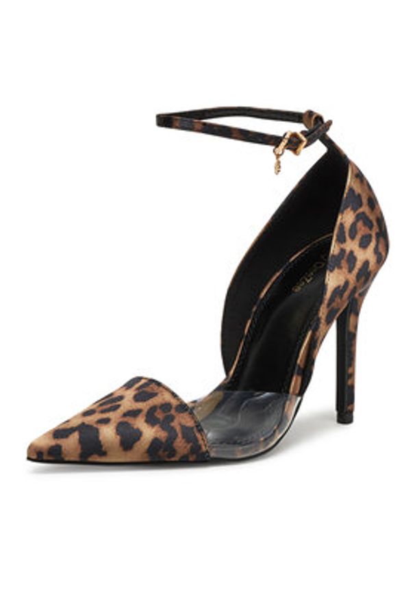 DeeZee Szpilki PX096 01 Beżowy. Kolor: beżowy. Materiał: materiał. Obcas: na szpilce