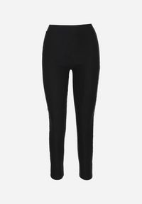 Born2be - Czarne Klasyczne Legginsy z Bawełną Koriella. Okazja: na co dzień. Kolor: czarny. Materiał: bawełna. Styl: klasyczny #6