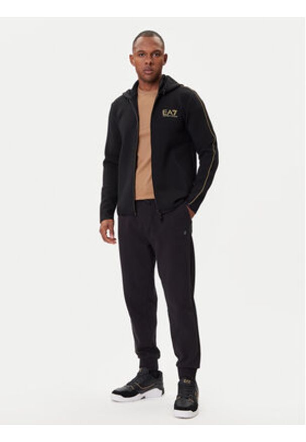 EA7 Emporio Armani Bluza 7M000671 AF14146 UC001 Czarny Slim Fit. Kolor: czarny. Materiał: syntetyk