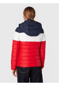 Tommy Jeans Kurtka zimowa Colourblock DW0DW09065 Kolorowy Slim Fit. Materiał: syntetyk, puch. Wzór: kolorowy. Sezon: zima