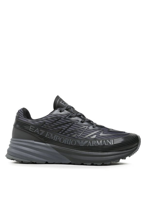 EA7 Emporio Armani Sneakersy X8X129 XK307 S336 Czarny. Kolor: czarny. Materiał: materiał