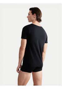 Sloggi Podkoszulek 10222373 Czarny Slim Fit. Kolor: czarny. Materiał: bawełna #5