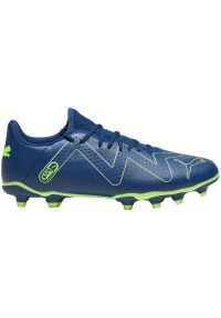 Buty piłkarskie Puma Future Play FG/AG M 107377 03 niebieskie. Kolor: niebieski. Materiał: materiał, dzianina, syntetyk. Szerokość cholewki: normalna. Sport: piłka nożna #1