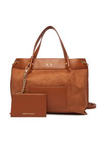 Armani Exchange Torebka XW001211 AF22645 U6119 Beżowy. Kolor: beżowy. Materiał: skórzane #3
