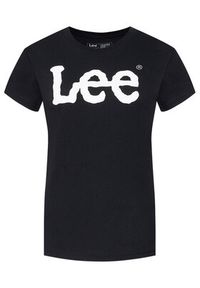 Lee T-Shirt Logo Tee L42UER01 112109467 Czarny Regular Fit. Kolor: czarny. Materiał: bawełna #2
