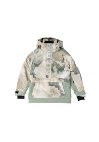 Kurtka snowboardowa dziecięca Colourwear Signature Anorak. Kolor: wielokolorowy, zielony, brązowy. Sezon: zima. Sport: snowboard
