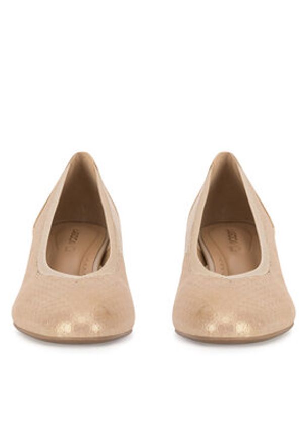 Lasocki Czółenka WYL2962-14Z Beżowy. Kolor: beżowy. Materiał: skóra