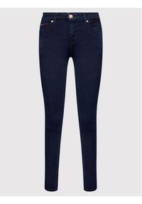 Tommy Jeans Jeansy Nora DW0DW09209 Granatowy Skinny Fit. Kolor: niebieski