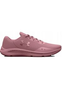 Buty Under Armour Charged Pursuit 3 W 3024889 602 różowe. Okazja: na co dzień. Kolor: różowy. Materiał: syntetyk, guma. Szerokość cholewki: normalna. Sport: fitness