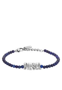 Diesel Bransoletka Blue Agate Beaded Bracelet DX1544040 Niebieski. Kolor: niebieski #1