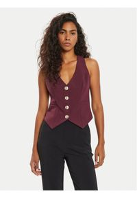Marciano Guess Kamizelka Celia 4BGN04 7046A Bordowy Regular Fit. Kolor: czerwony. Materiał: syntetyk #1