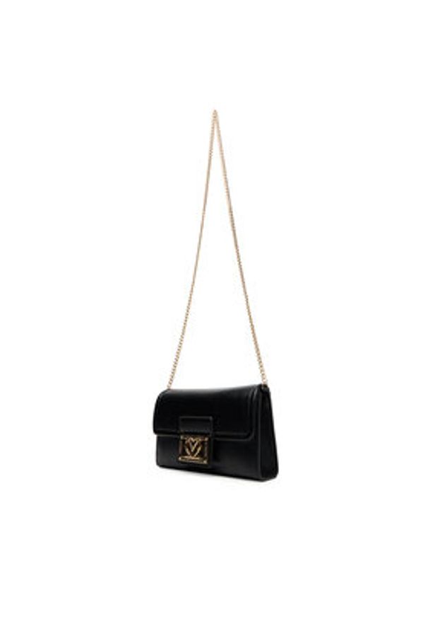 Love Moschino - LOVE MOSCHINO Torebka JC4093PP1NLI0000 Czarny. Kolor: czarny. Materiał: skórzane