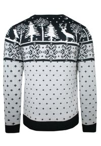 Świąteczny Sweter w Norweski Wzór - Brave Soul. Materiał: akryl. Styl: wizytowy #5