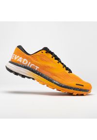 EVADICT - Buty do biegania w terenie męskie Evadict Race Ultra. Kolor: pomarańczowy, wielokolorowy, żółty. Materiał: kauczuk. Szerokość cholewki: normalna. Sport: bieganie