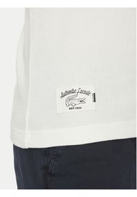 Lacoste Polo DH0262 Écru Regular Fit. Typ kołnierza: polo. Materiał: syntetyk, bawełna #5